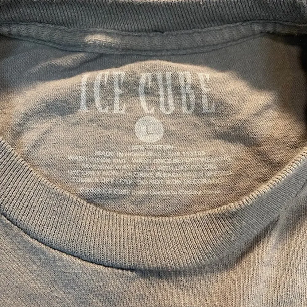 Ice Cube Gray Long Sleeve Westside Connection Tour Shirt Mens Large